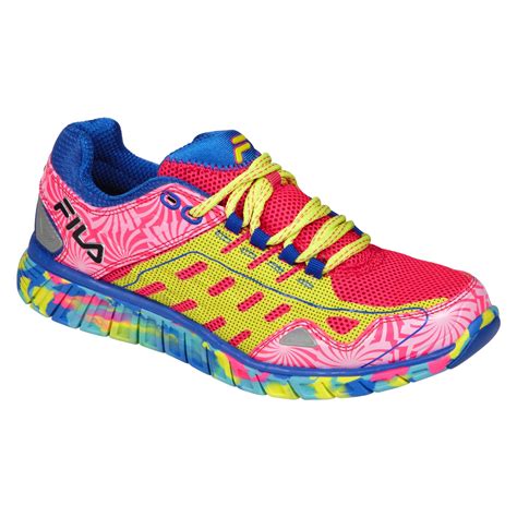 colorful women's tennis shoes.